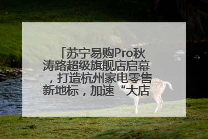 苏宁易购Pro秋涛路超级旗舰店启幕，打造杭州家电零售新地标，加速“大店攻略”全省布局