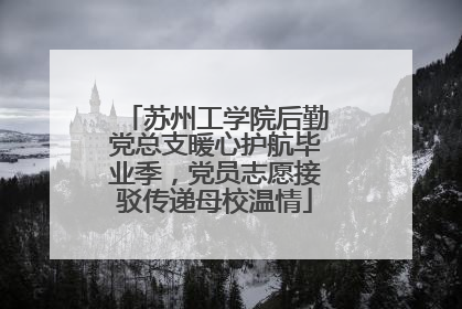 苏州工学院后勤党总支暖心护航毕业季，党员志愿接驳传递母校温情