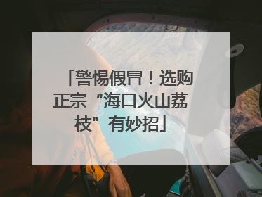 警惕假冒！选购正宗“海口火山荔枝”有妙招