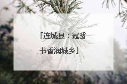 连城县：冠豸书香润城乡
