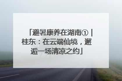 避暑康养在湖南①｜桂东：在云端仙境，邂逅一场清凉之约