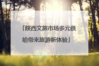 陕西文旅市场多元供给带来旅游新体验