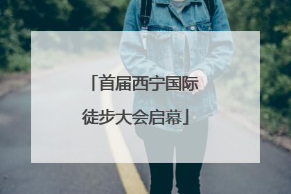 首届西宁国际徒步大会启幕