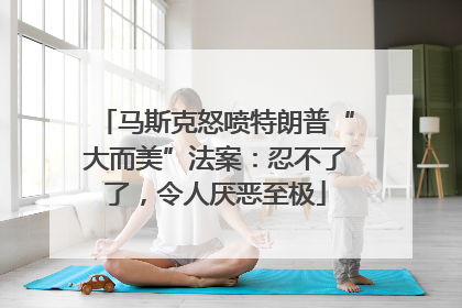 马斯克怒喷特朗普“大而美”法案：忍不了了，令人厌恶至极