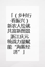 （乡村行·看振兴）新农人绘就共富新图景 浙江庆元统战力量赋能“海拔经济”