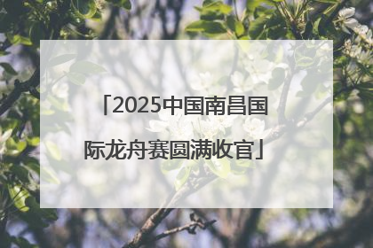 2025中国南昌国际龙舟赛圆满收官
