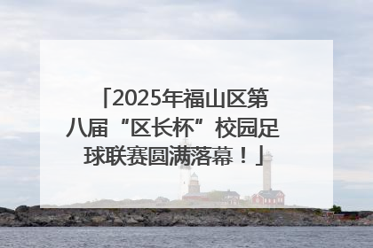 2025年福山区第八届“区长杯”校园足球联赛圆满落幕！
