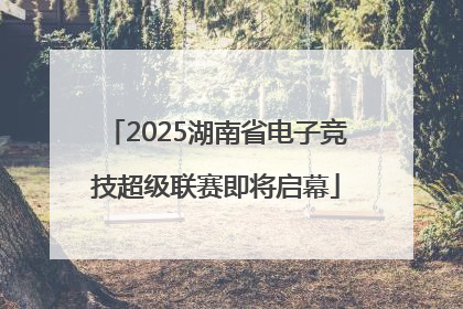 2025湖南省电子竞技超级联赛即将启幕