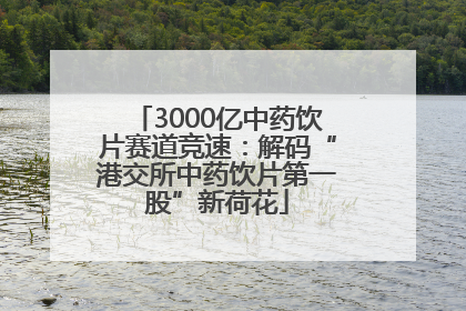 3000亿中药饮片赛道竞速：解码“港交所中药饮片第一股”新荷花