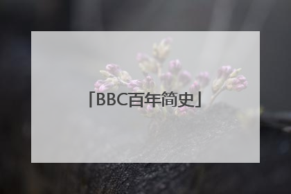 BBC百年简史