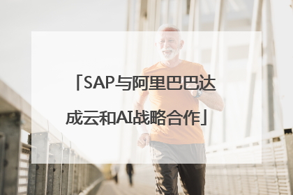 SAP与阿里巴巴达成云和AI战略合作