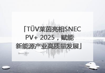 TÜV莱茵亮相SNEC PV+ 2025，赋能新能源产业高质量发展